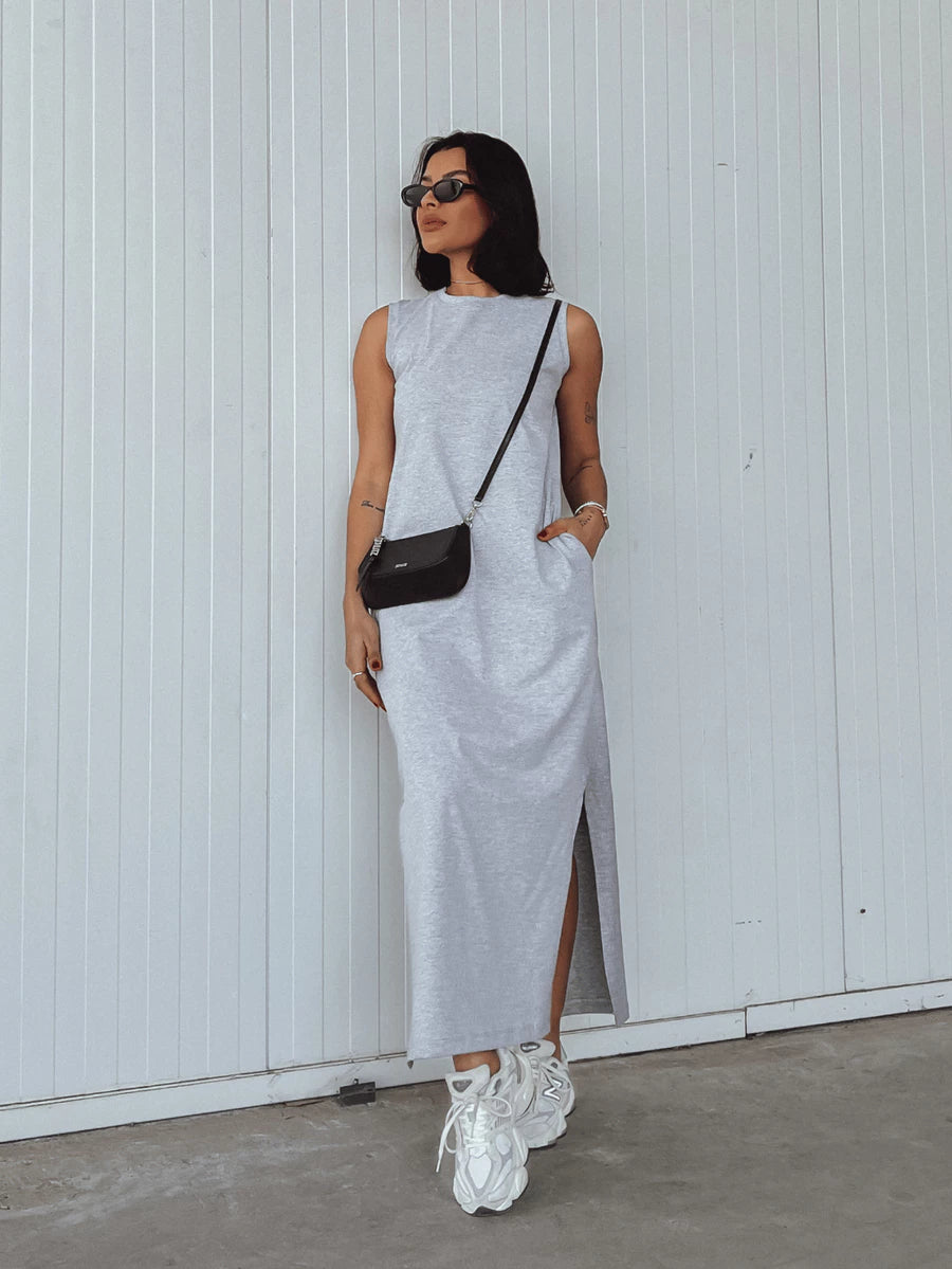 Vestido Algodão Longo Confort