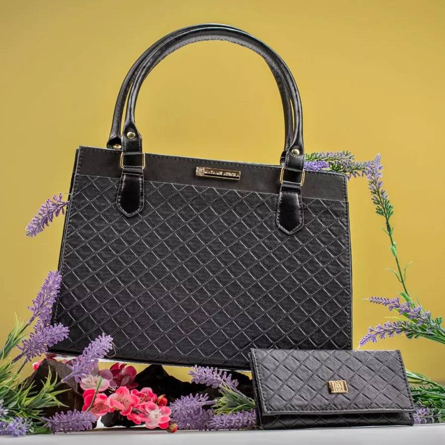 Bolsa Feminina Tote De Ombro + Carteira Feminina