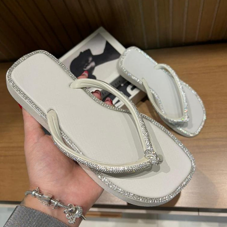 Rasteirinha Premium Glam Shine – Conforto + Brilho na Medida Certa