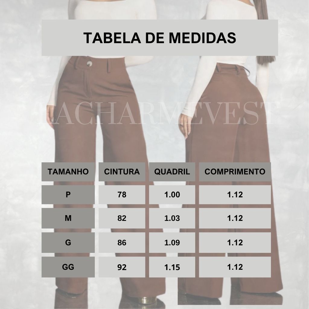 Calça Alfaiataria Wide Leg