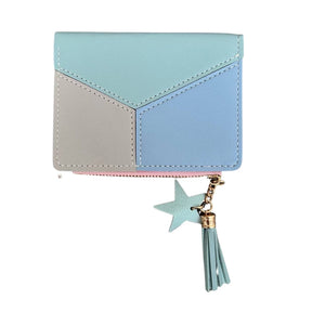 Carteira Feminina Slim com Pingente - Espaço para Moedas e Cartões