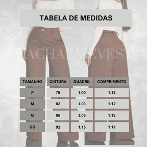 Calça Alfaiataria Wide Leg